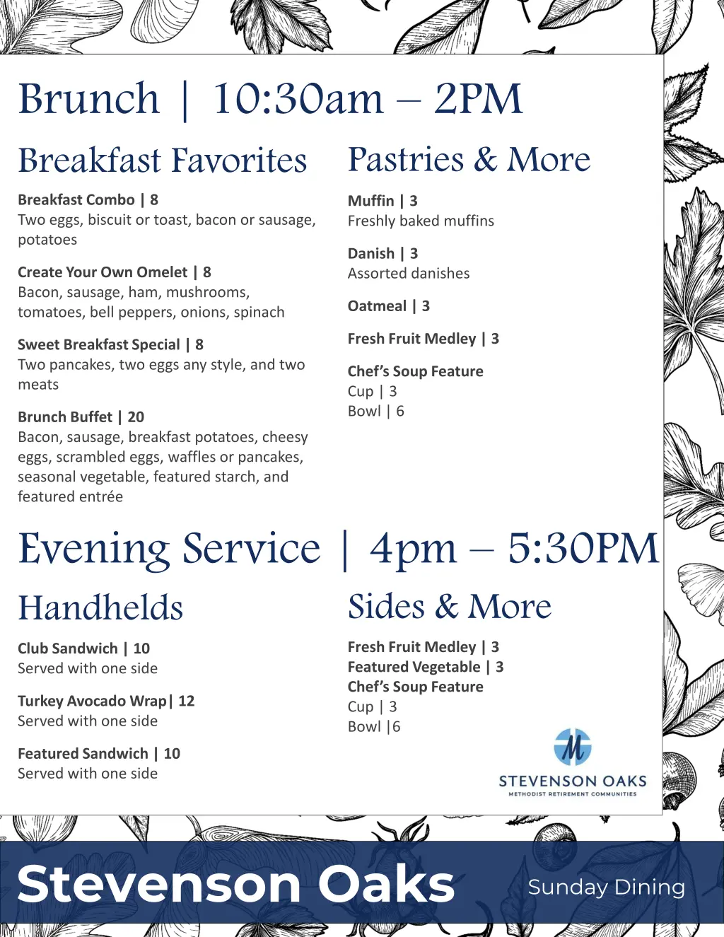 brunch 10 30am 2pm
