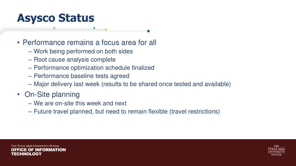 asysco status
