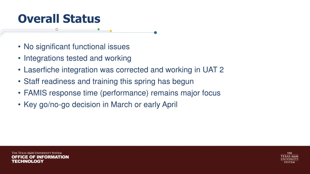 overall status