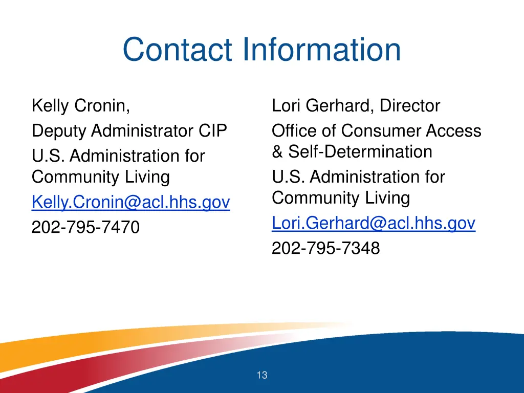 contact information