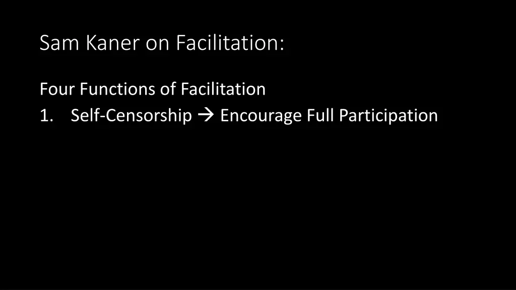 sam kaner on facilitation 1