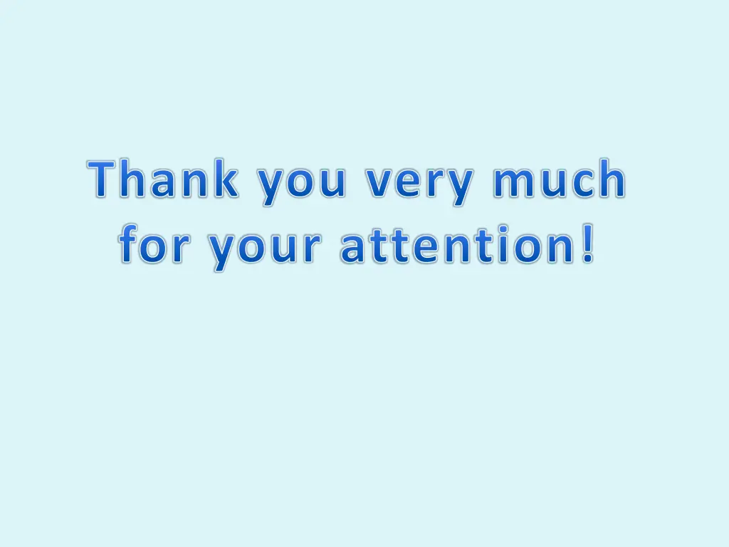 thank you very much for your attention