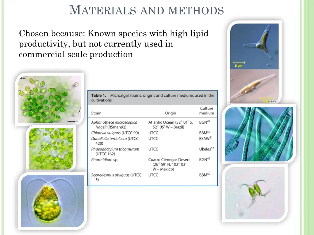 m aterials and methods