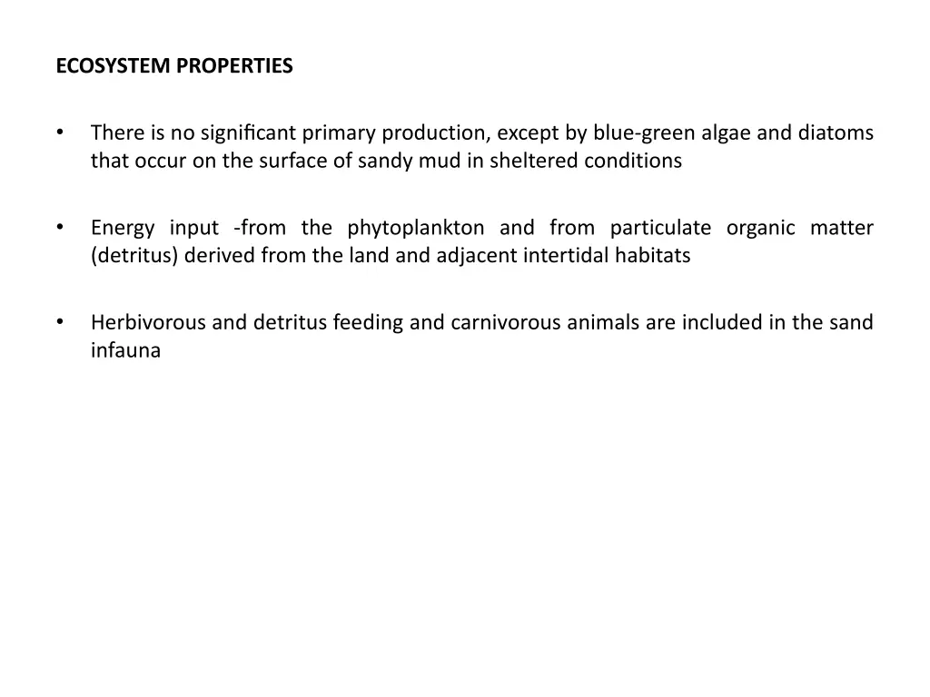 ecosystem properties