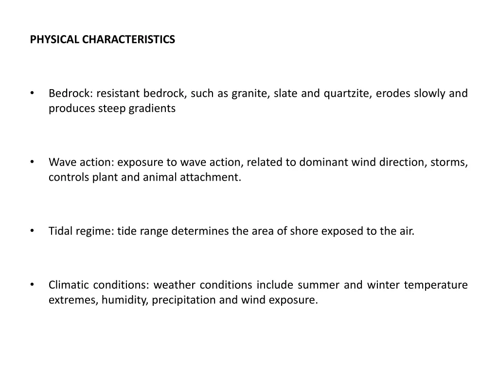 physical characteristics