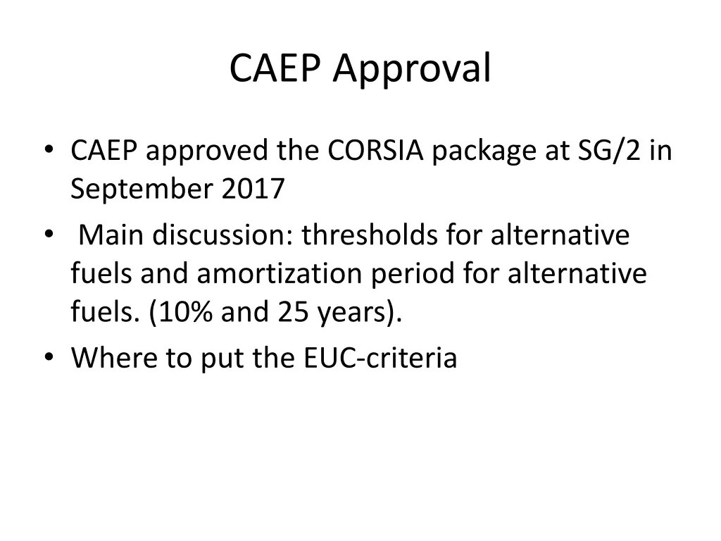 caep approval