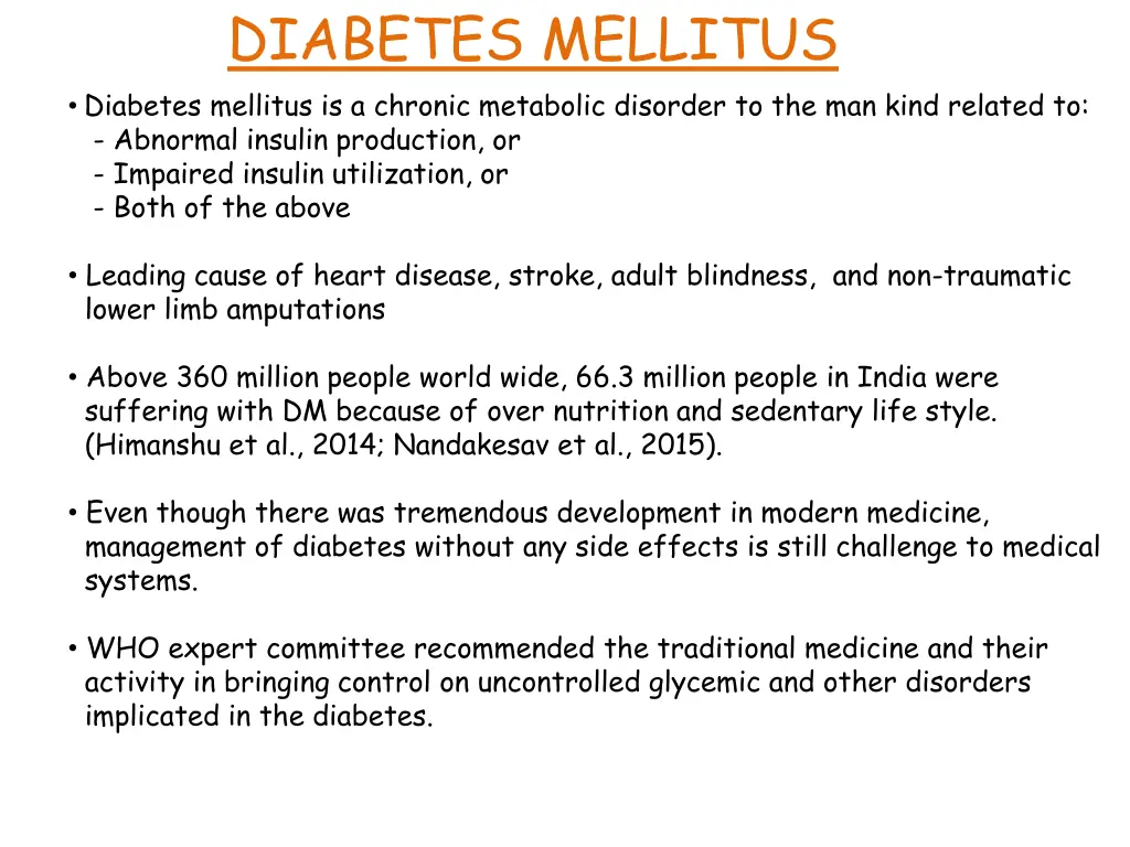 diabetes mellitus