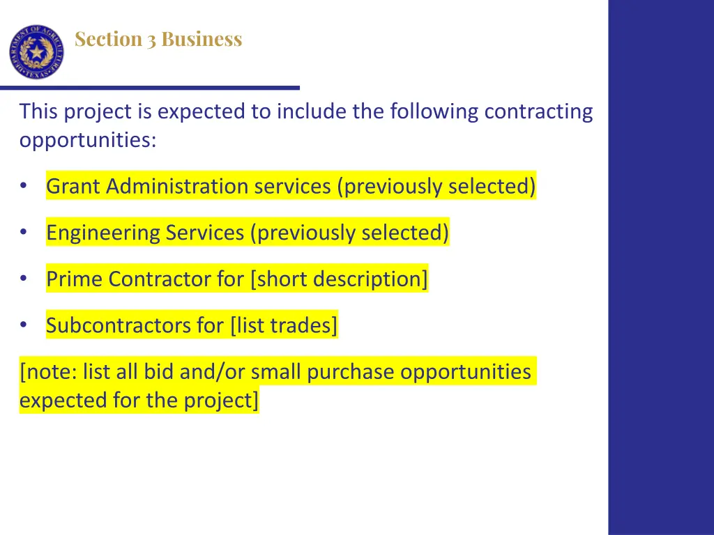 section 3 business 1