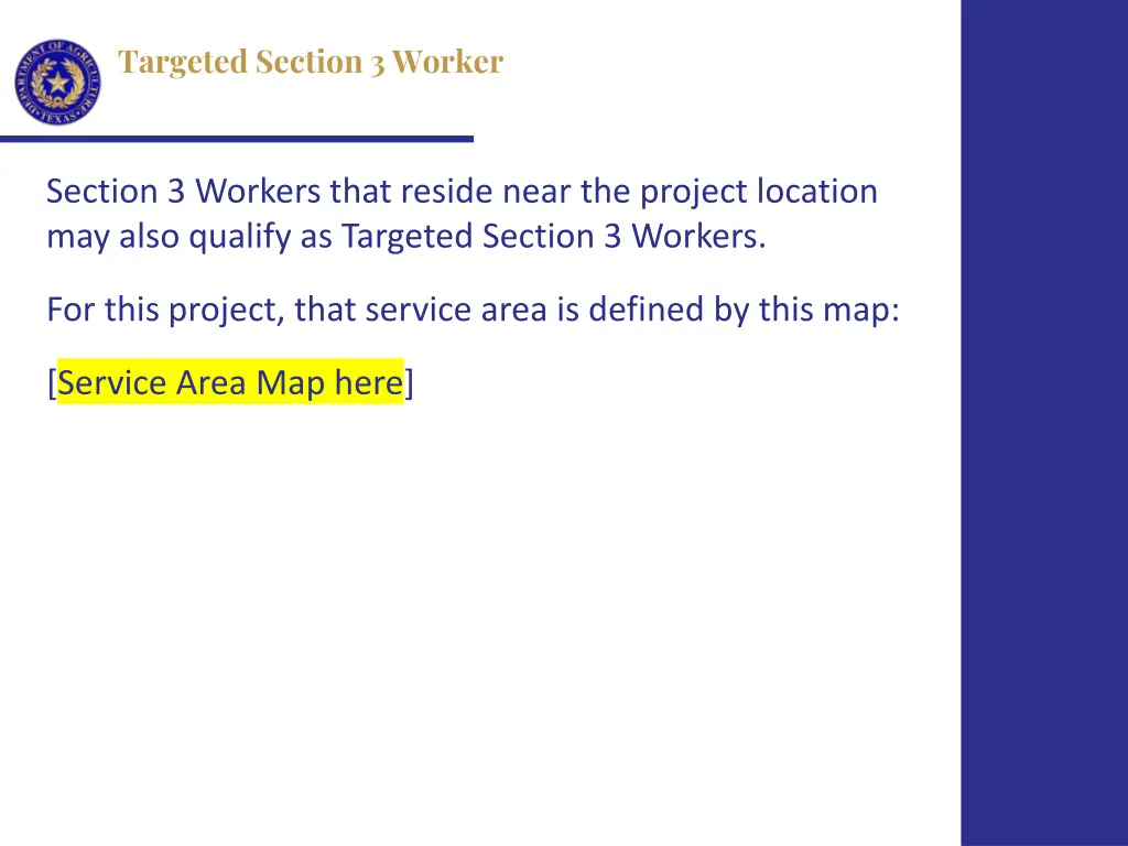 targeted section 3 worker