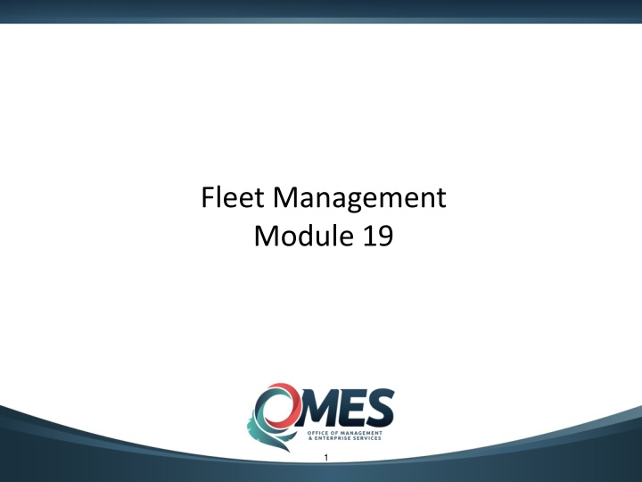 fleet management module 19