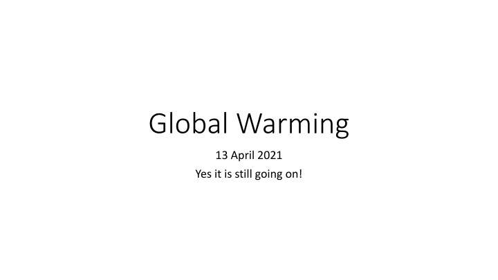 global warming