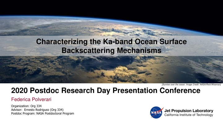 characterizing the ka band ocean surface