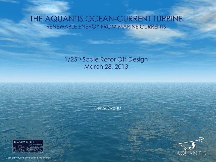 the aquantis ocean current turbine renewable