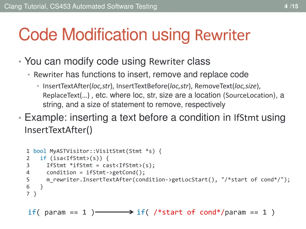 clang tutorial cs453 automated software testing 4