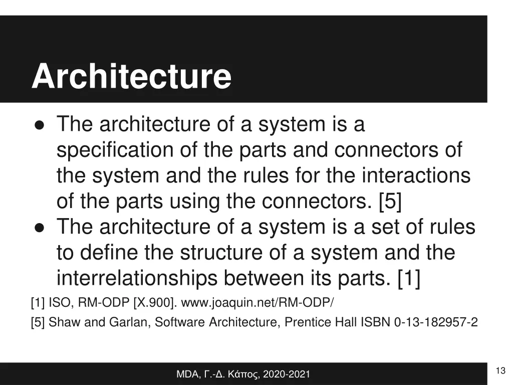 architecture