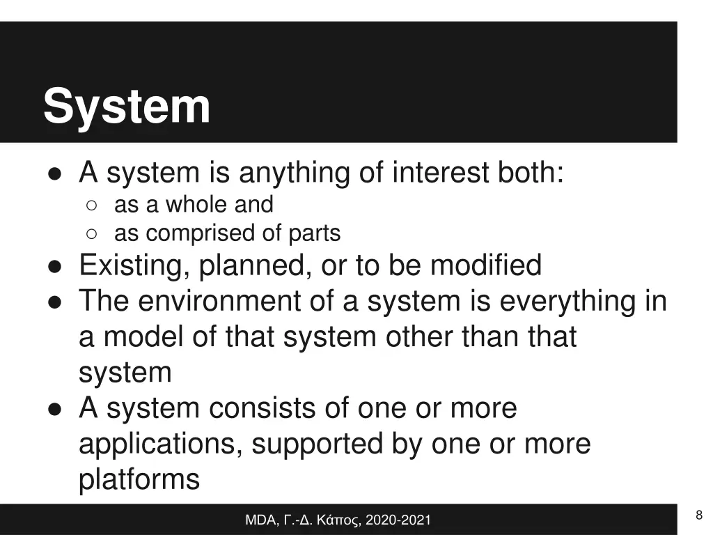 system