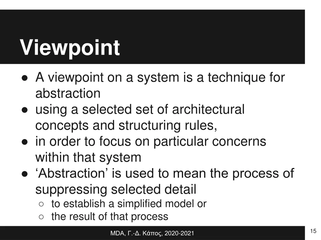 viewpoint