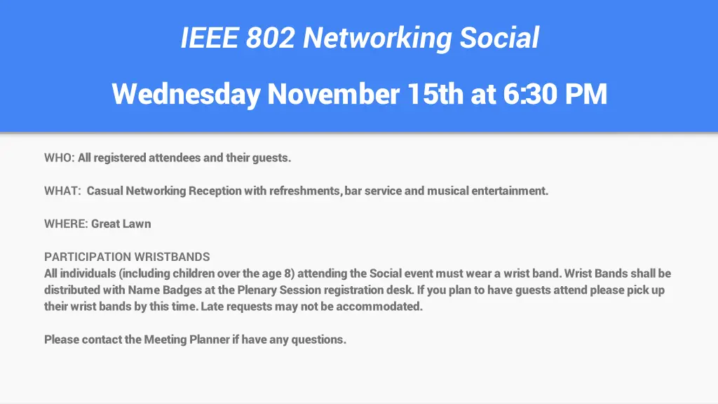 ieee 802 networking social