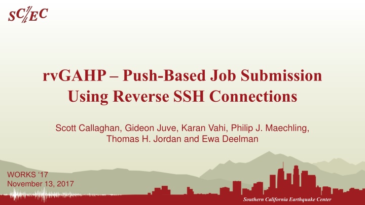 rvgahp push based job submission using reverse