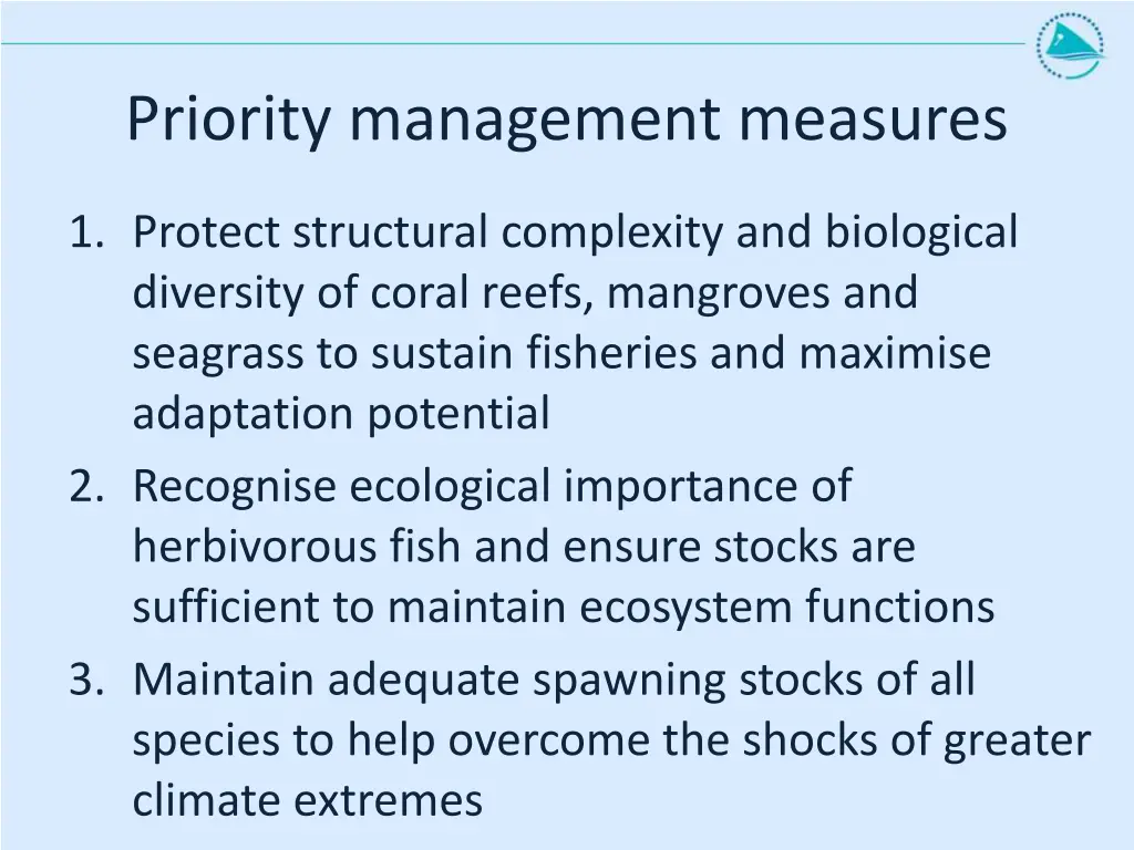 priority management measures