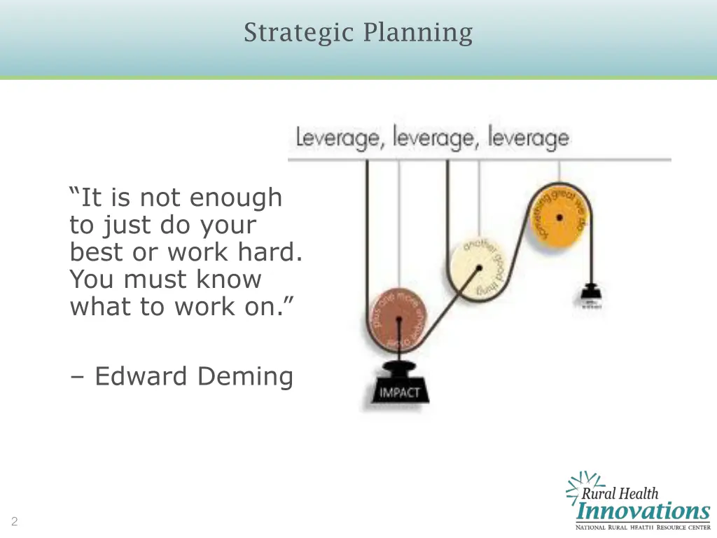 strategic planning