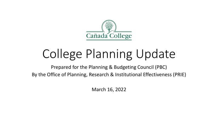 college planning update