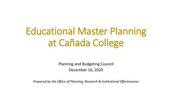 educational master planning educational master