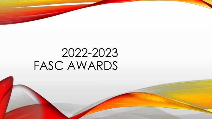 2022 2023 fasc awards