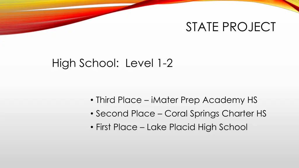 state project 1