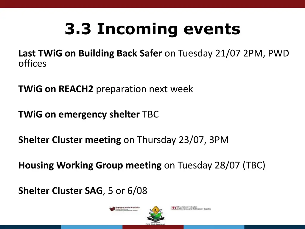 3 3 incoming events