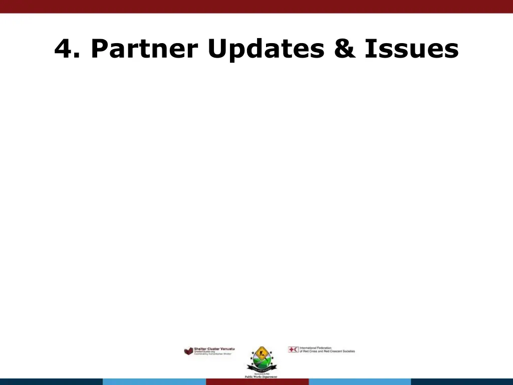 4 partner updates issues