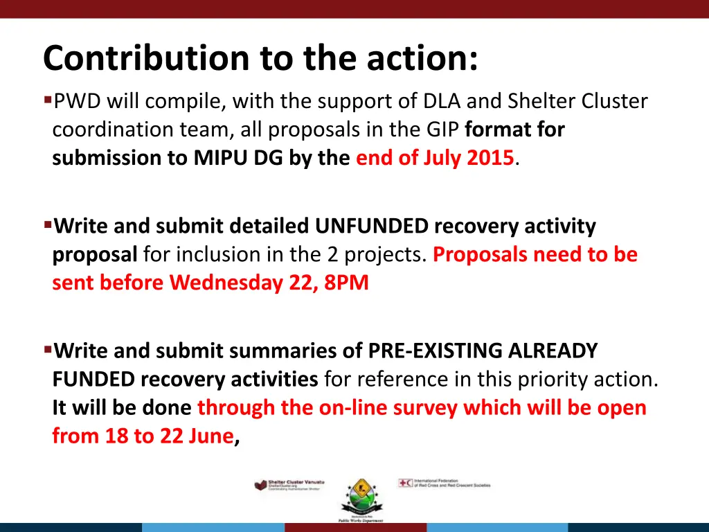 contribution to the action pwd will compile with