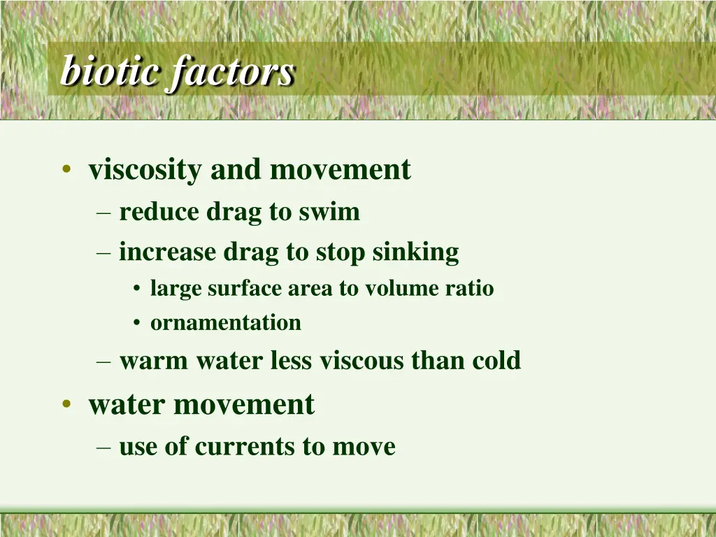 biotic factors 5