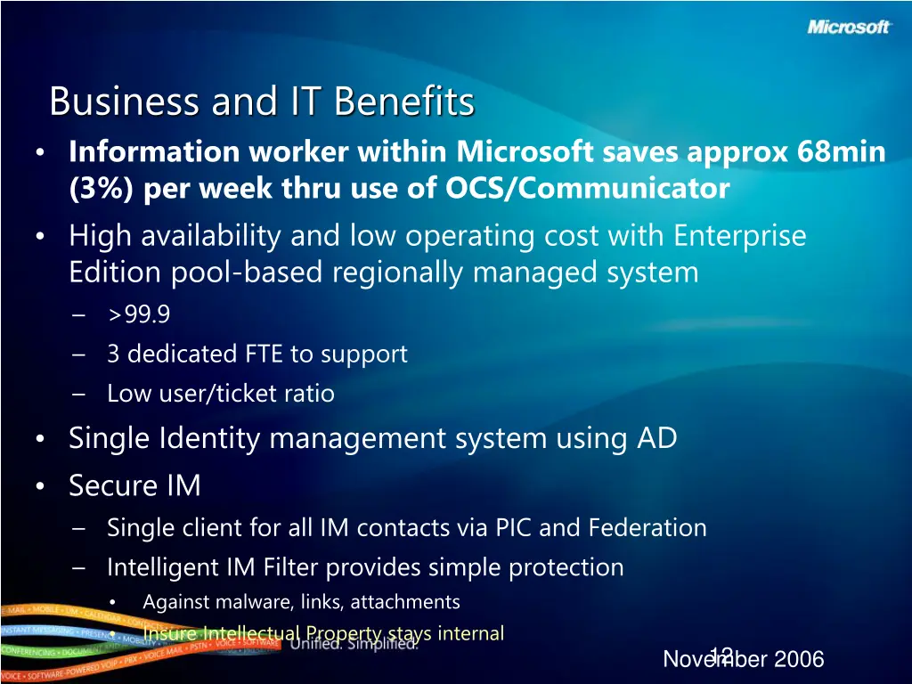 business and it benefits information worker