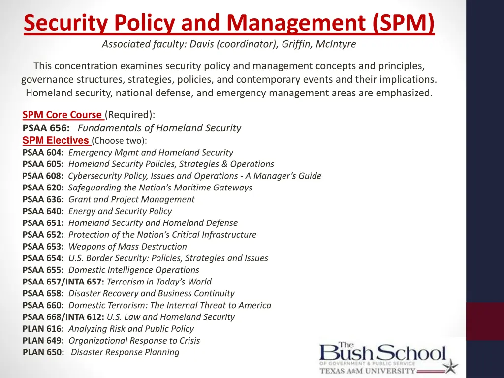 security policy and management spm associated