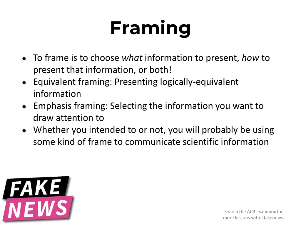 framing