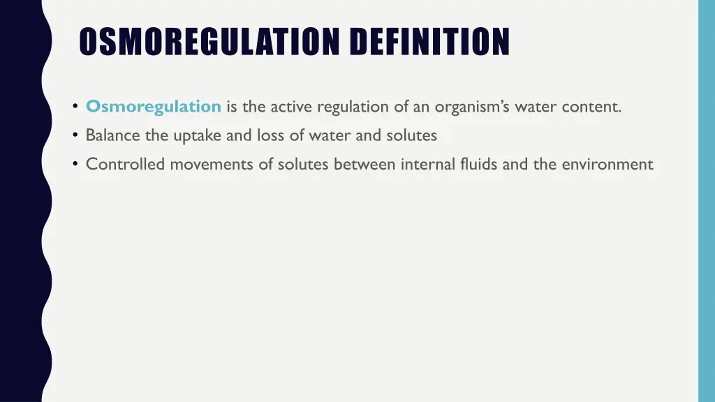 osmoregulation definition