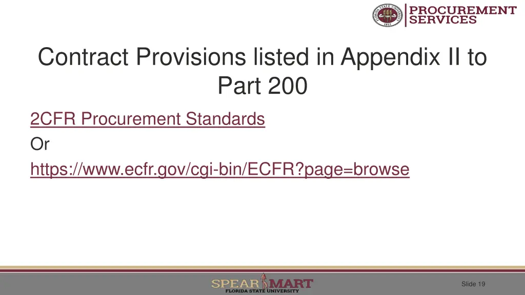 contract provisions listed in appendix ii to part
