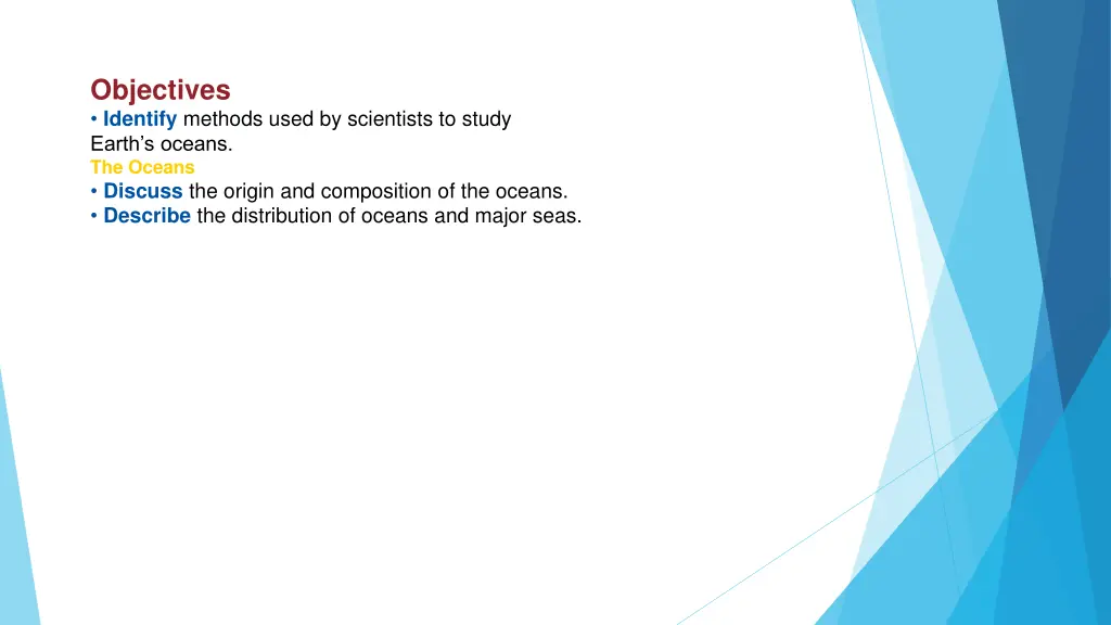 objectives identify methods used by scientists