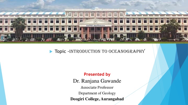 topic introduction to oceanography