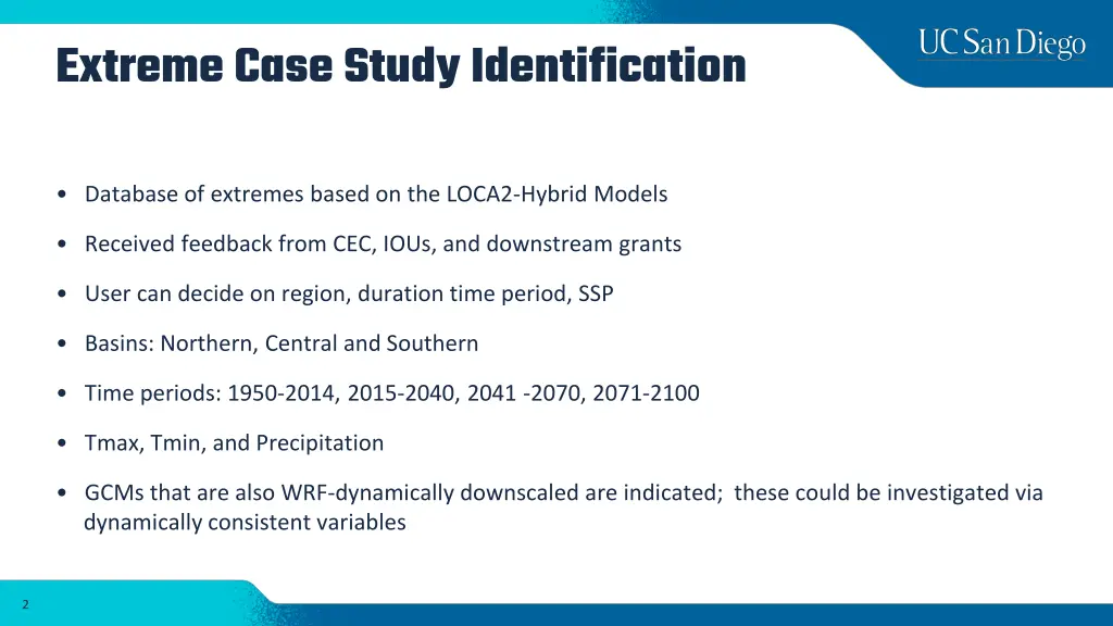 extreme case study identification