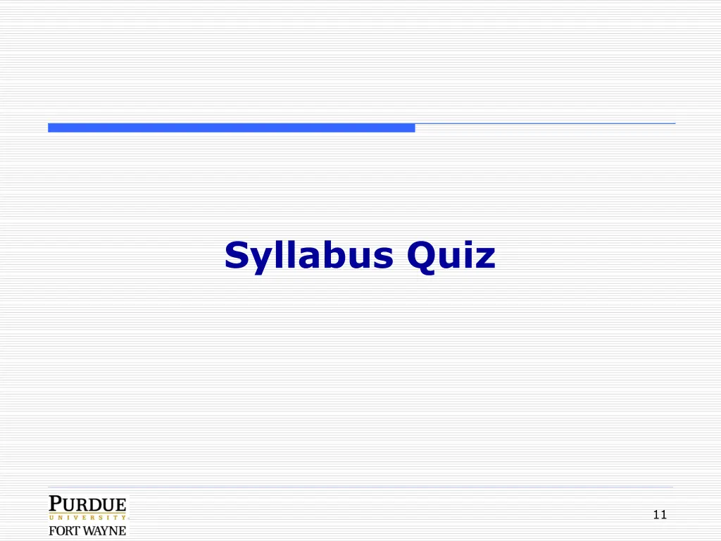 syllabus quiz