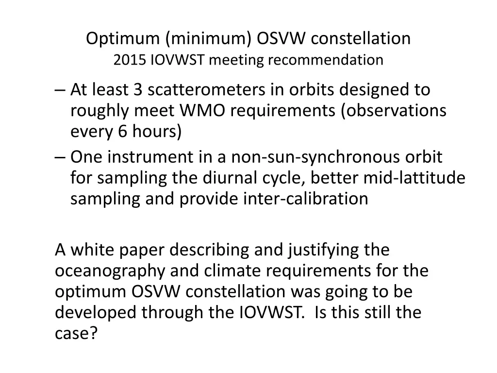 optimum minimum osvw constellation 2015 iovwst