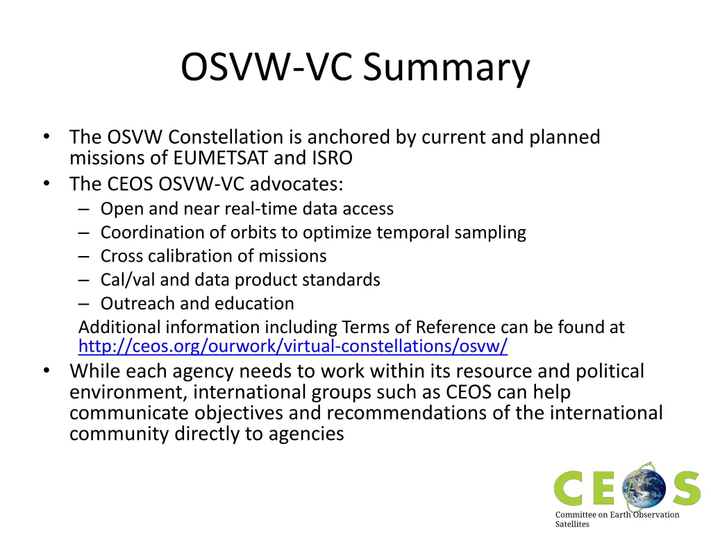 osvw vc summary