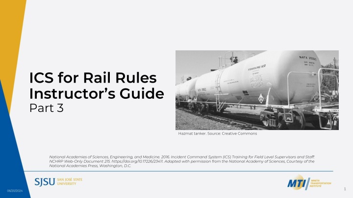 ics for rail rules instructor s guide part 3