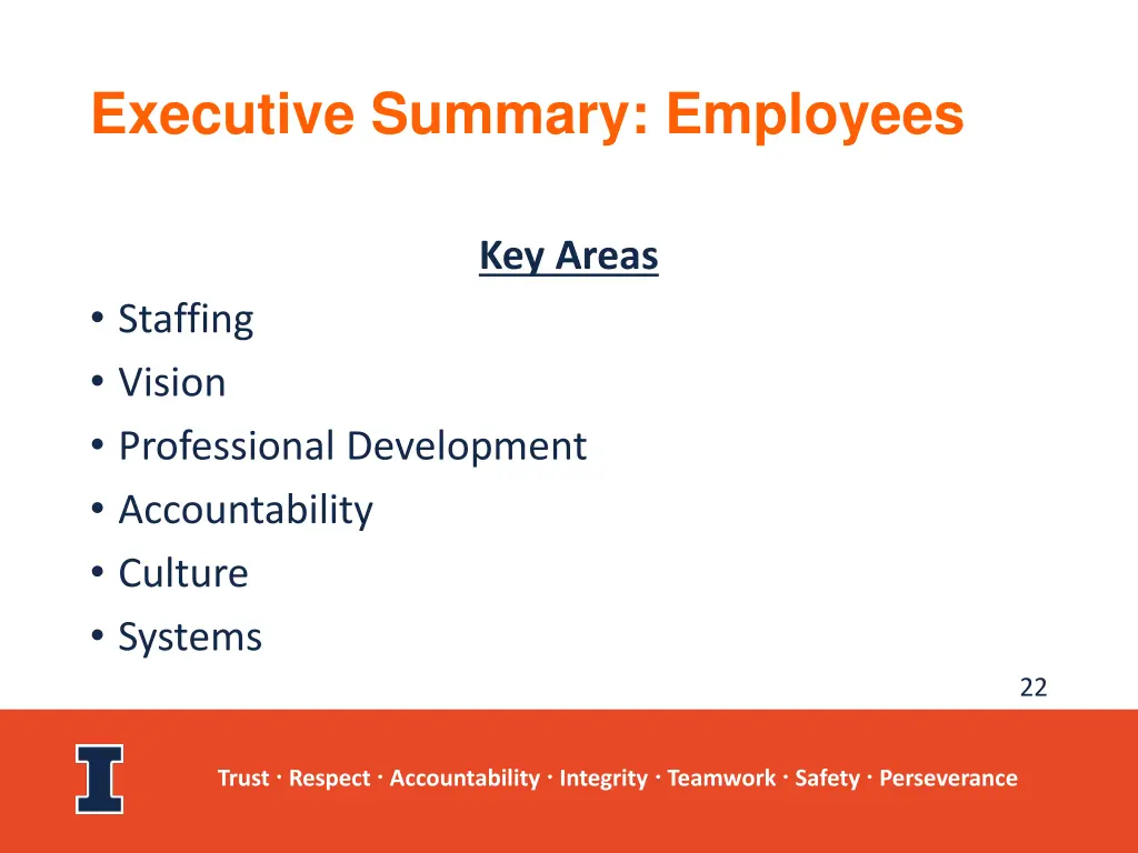 executive summary employees