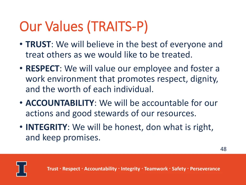 our values traits our values traits p p trust