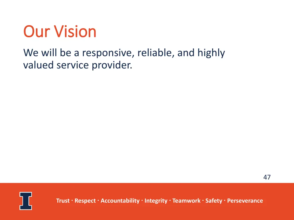 our vision our vision
