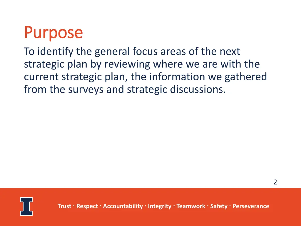 purpose purpose to identify the general focus