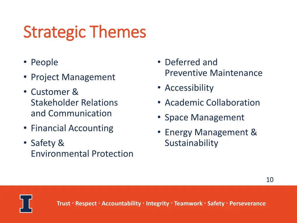 strategic themes strategic themes